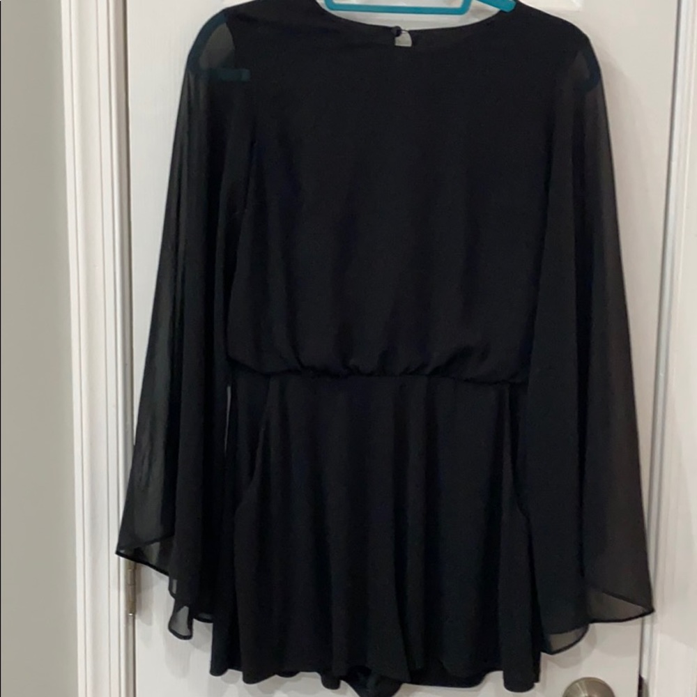 Topshop Black romper